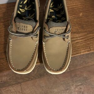 Kids Island Surf Tan Boat Shoes